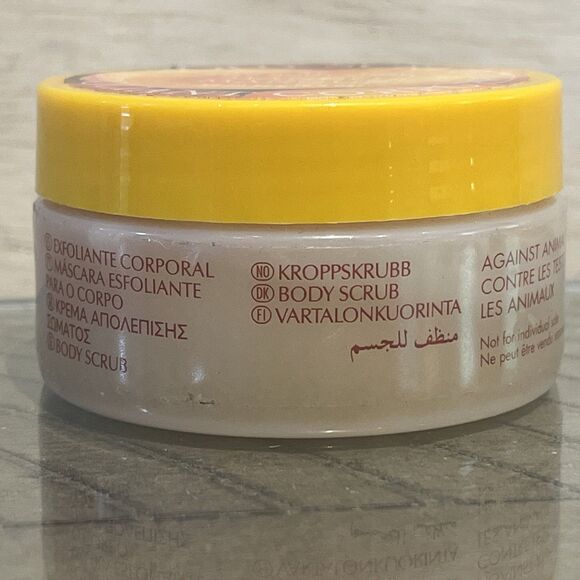 The Body Shop Mango Body Scrub exfoliant HTF original formula NEW 2oz 50ml - Picture 2 of 4